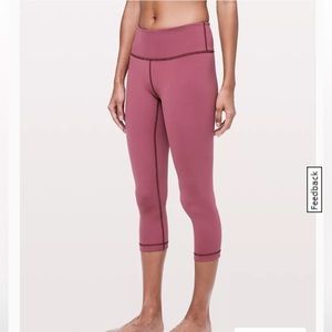 Lululemon Wunder Under Crop 21”